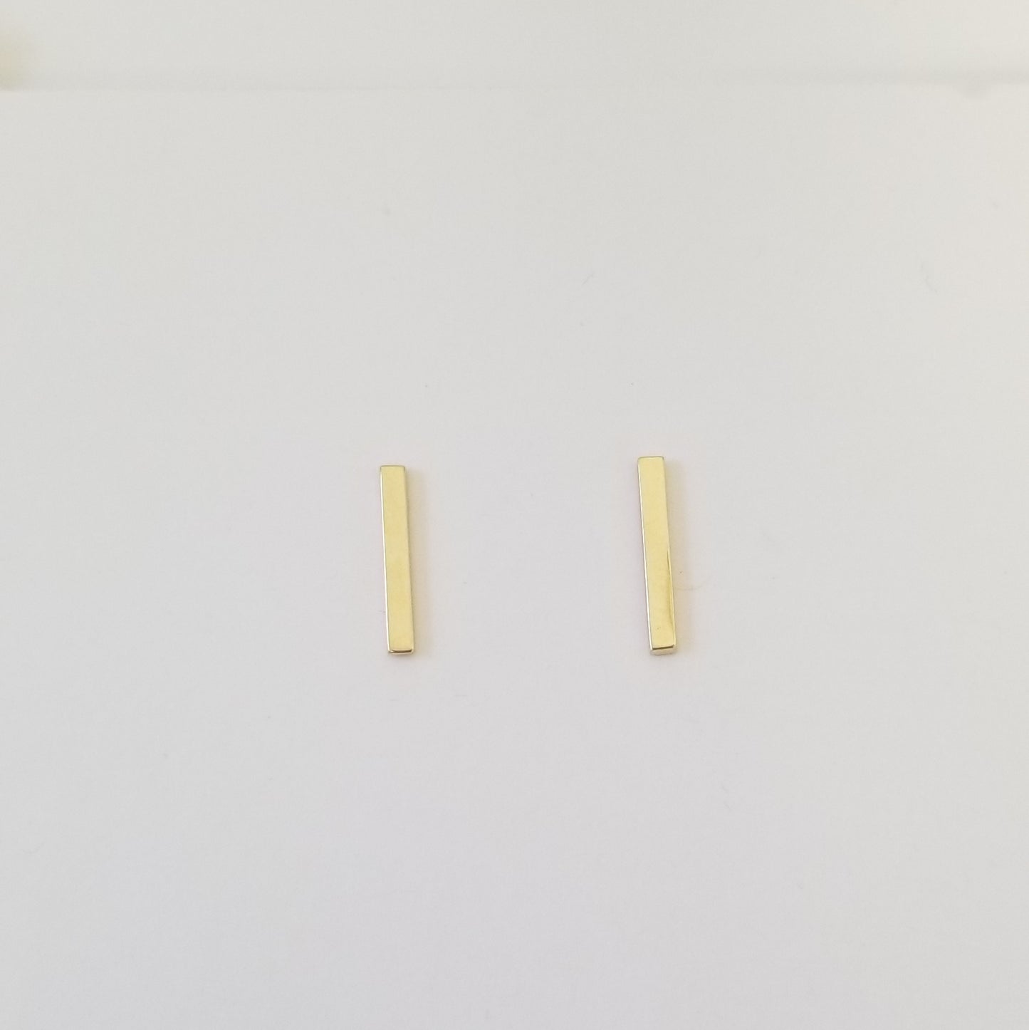 Riley Bar Earrings | 14K Gold