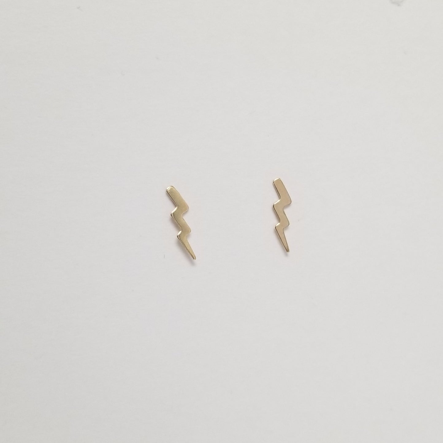 Little Lighting Studs | 14K Gold