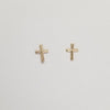 Faith Cross Earrings | Gold-Filled